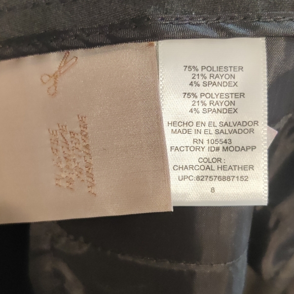 NWT Daisy Fuentes Slimming Pant Size 8 - Picture 4 of 7